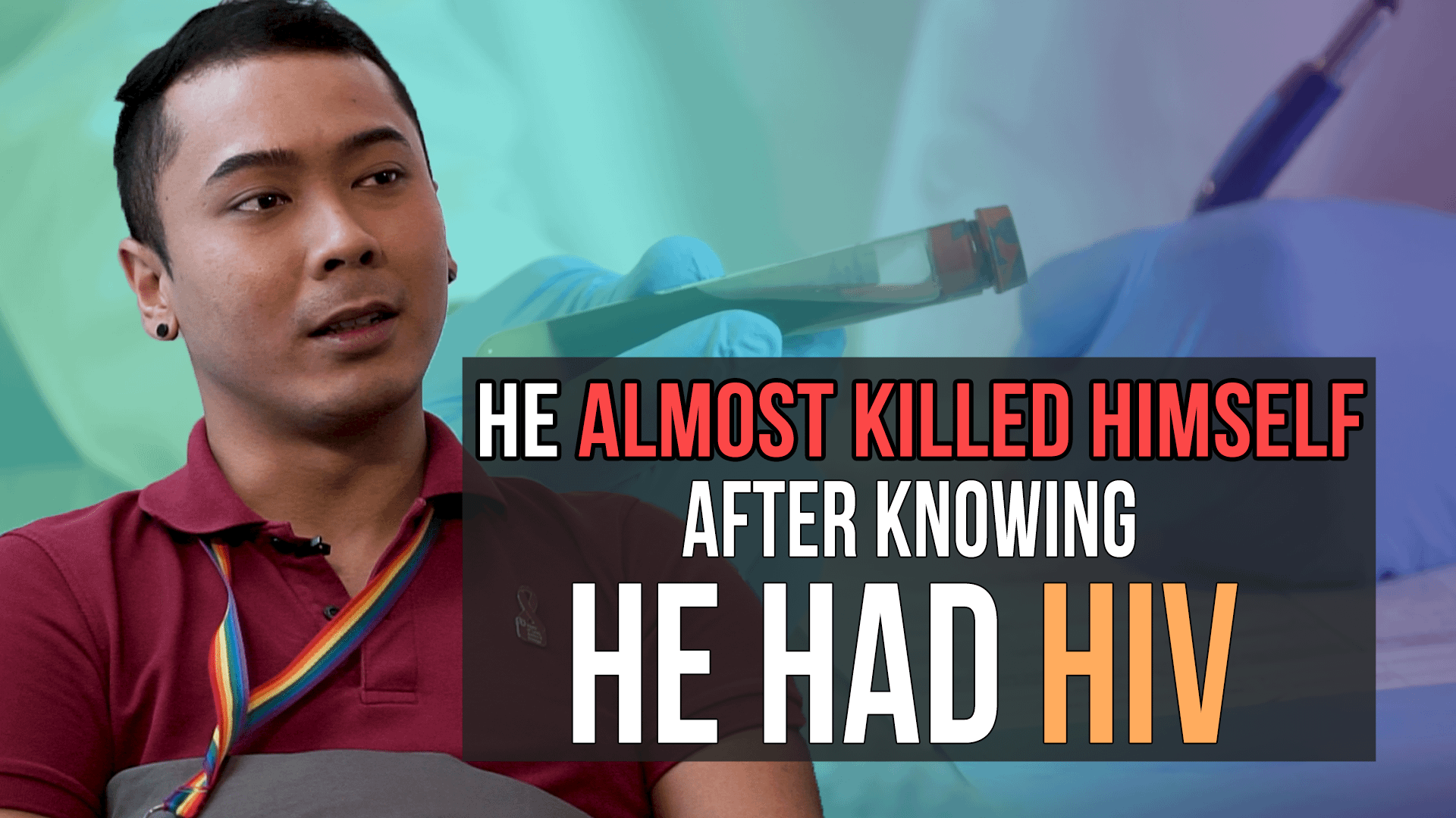 He almost killed himself after knowing he had HIV